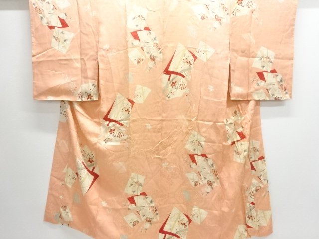 Japanese Kimono / Chirimen Kinsha Silk